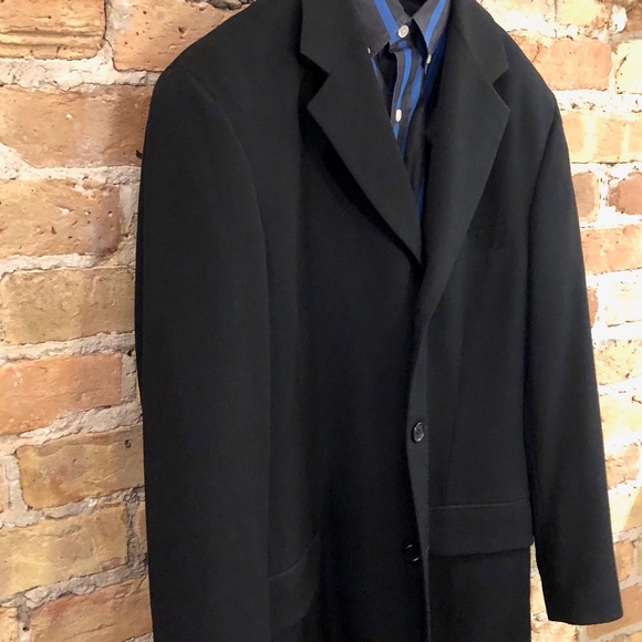 DKNY Men's Black Mid-Weight Wool 3 Button Front Suit 40R - Picture 10 of 15